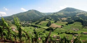 Countryside of Arce, Basque Pyrenees, Spain and France