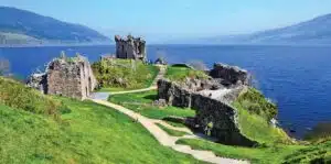 Urquhart Castle in Scotland