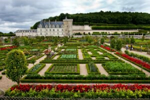 Villandry Castle in Loire, France