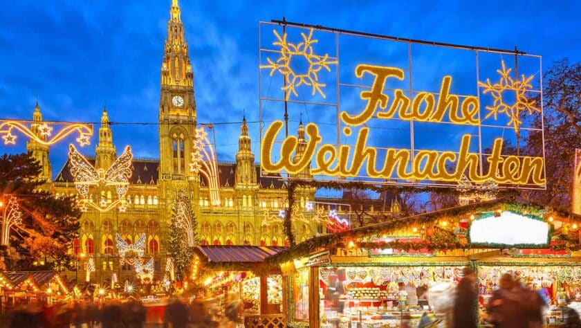 Christmas markets in Vienna, Austria