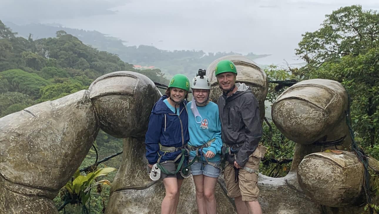 Family in Costa Rica