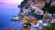 Aerial view of coastal Positano