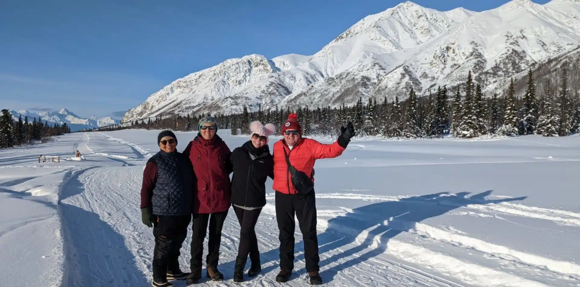 Classic Journeys guests enjoying themselves on tour in Alaska