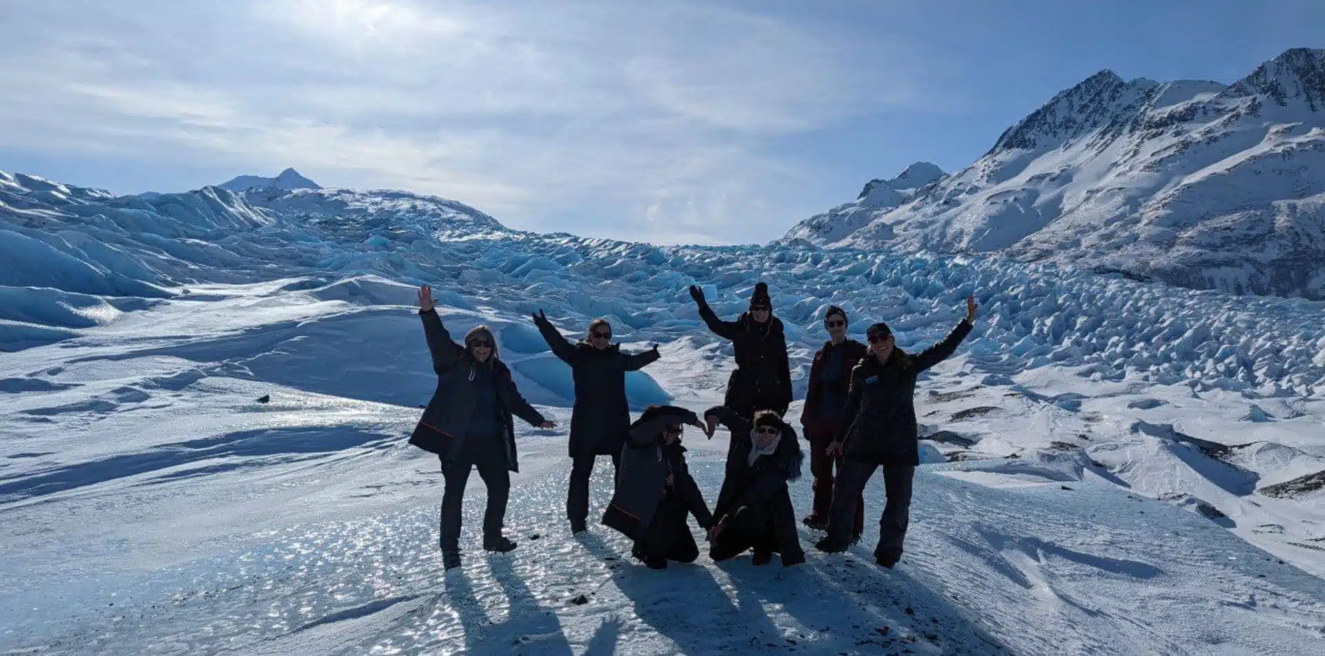 Classic Journeys guests enjoying themselves on tour in Alaska