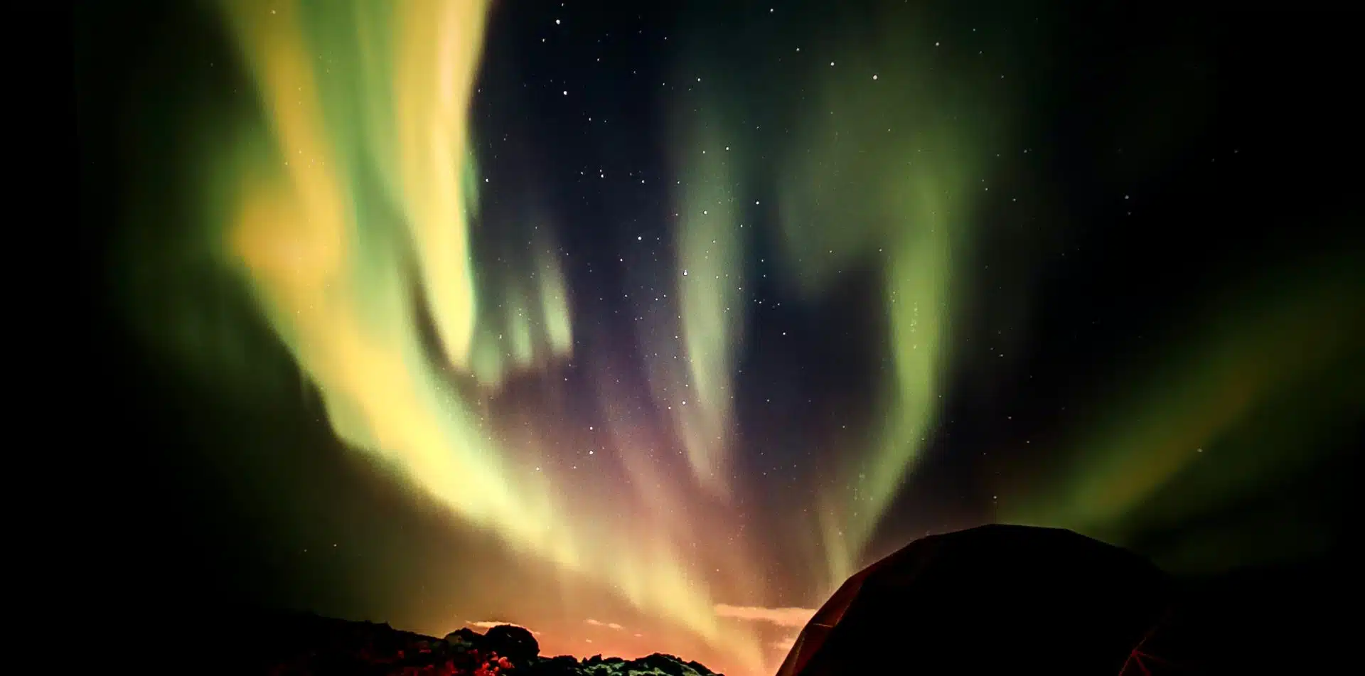 Colorful Northern Lights in Iceland