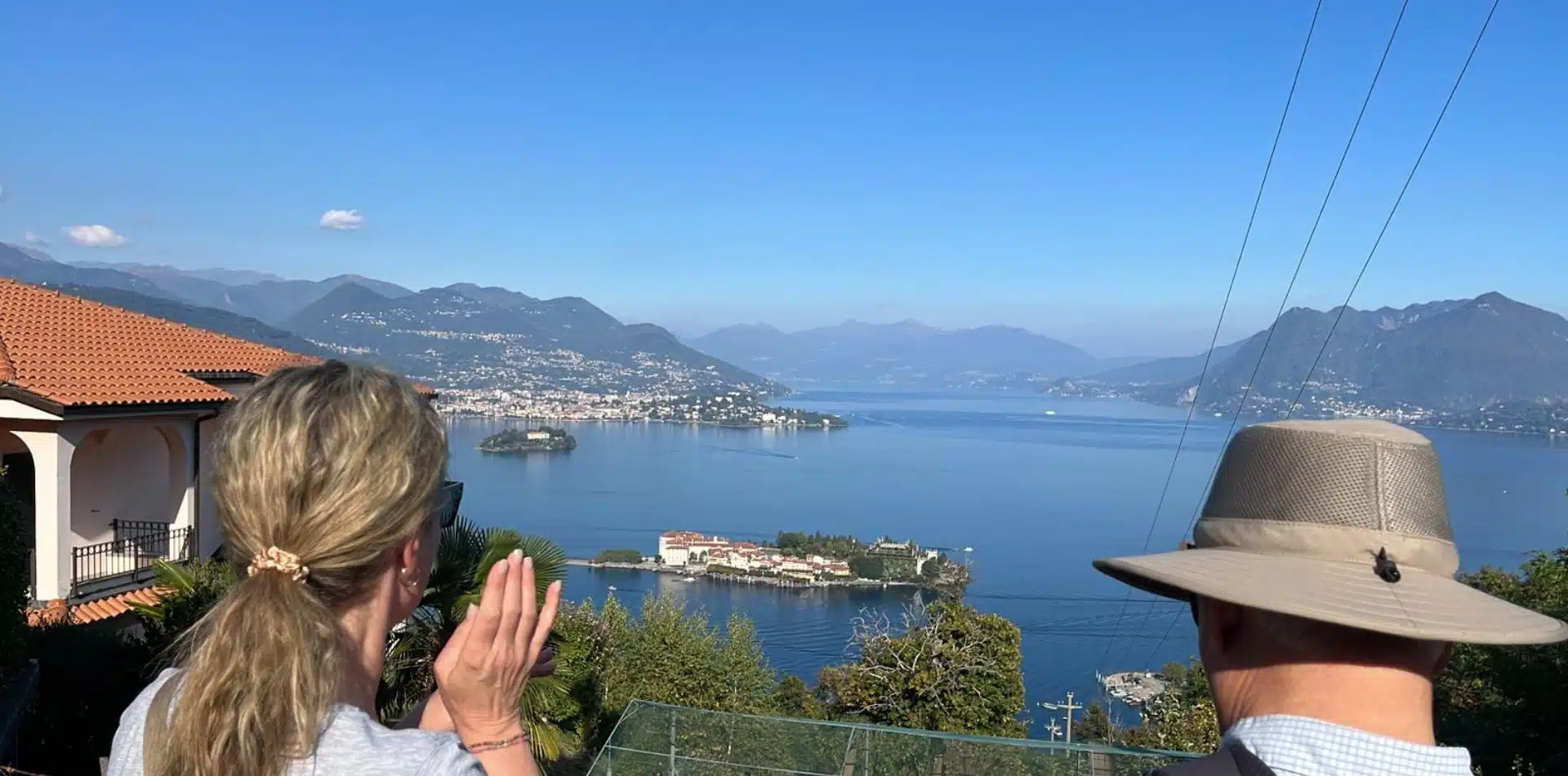 Views from Stresa on the Italian Lakes tour