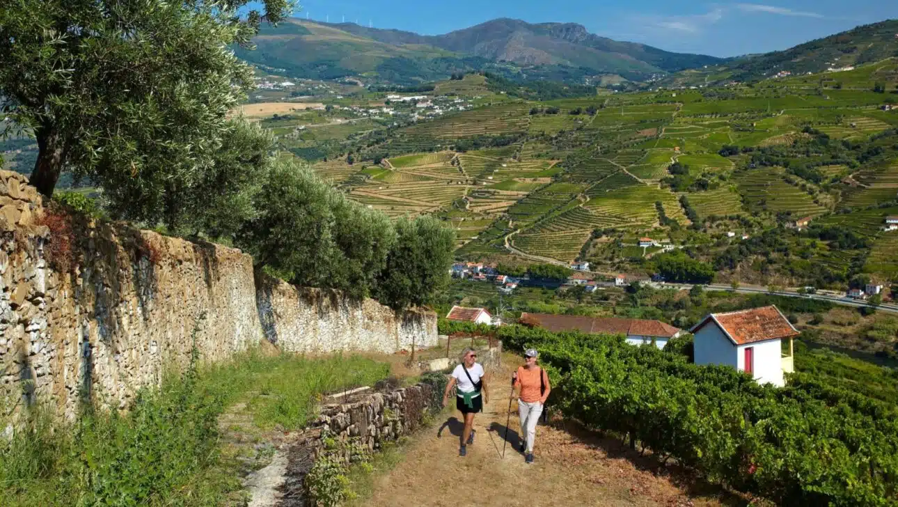 Portugal walkers in the countryside