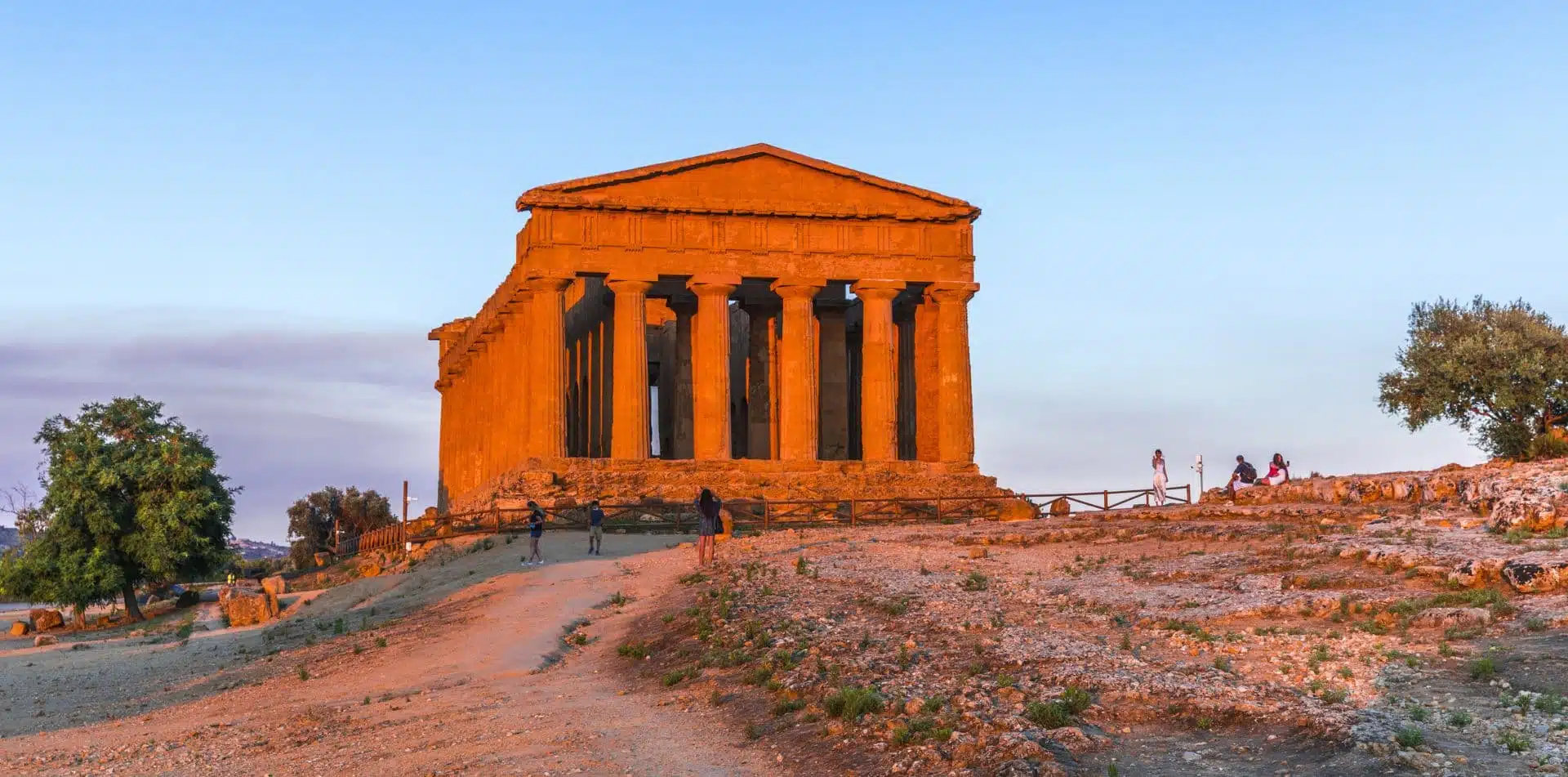 The Temple of Concordia in Sicily, Italy