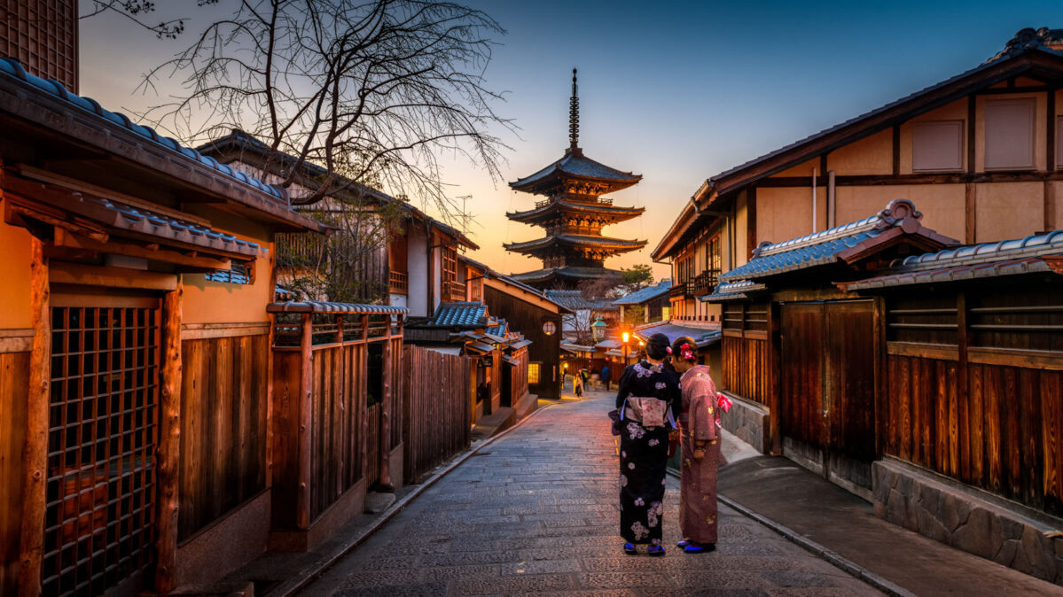 A couple in Asia.