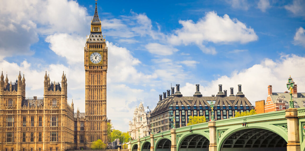 Big Ben in London, UK.