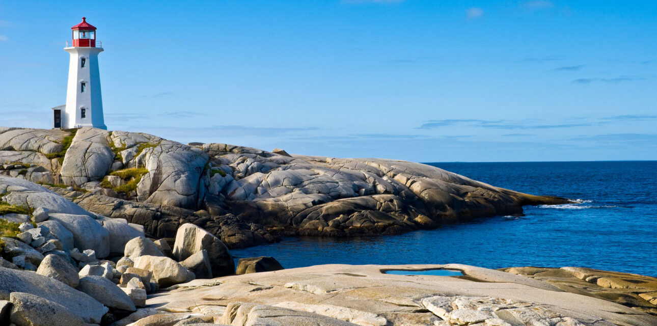 A lighthouse in Nova Scotia