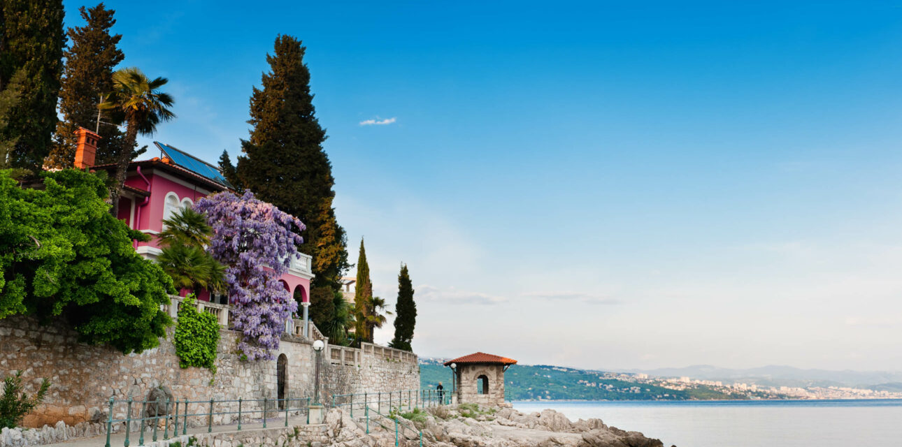 A seaside view of Croatia