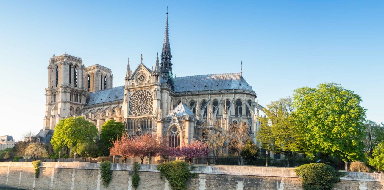 The notre dame in Paris.