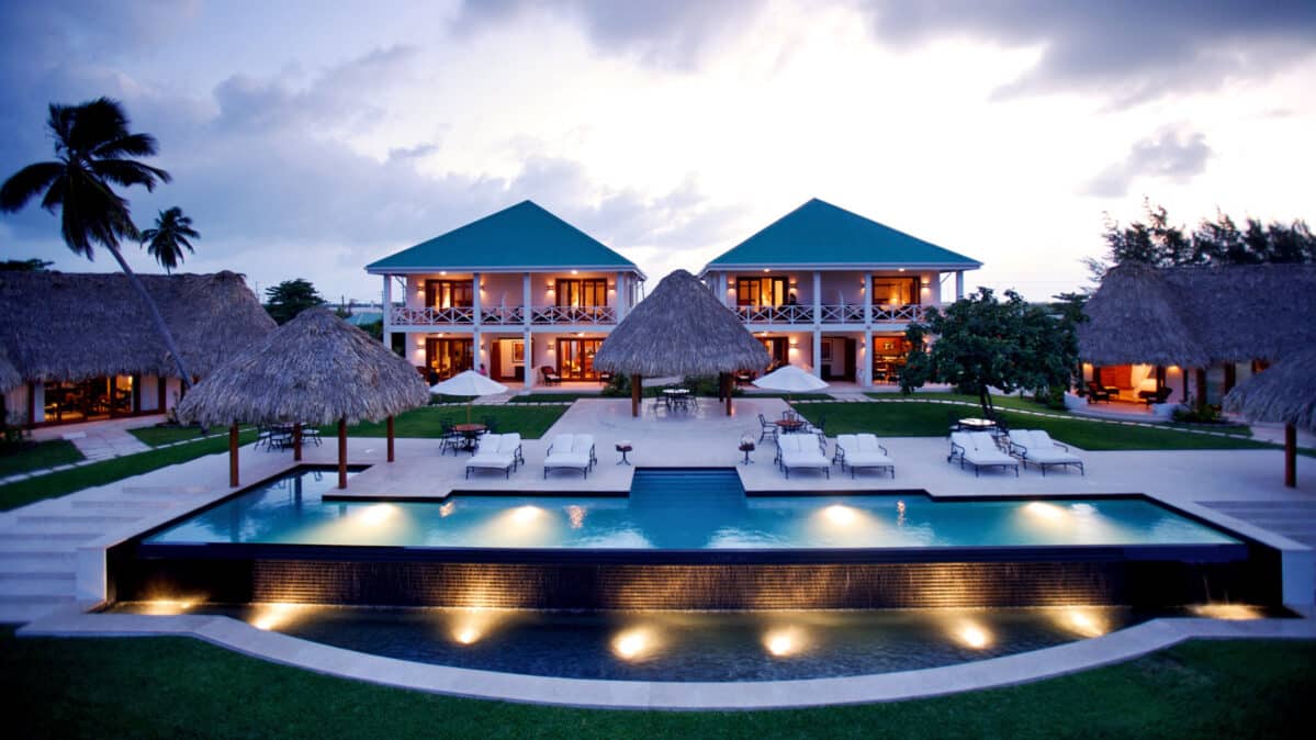 Belize Ambergris Caye Victoria House.