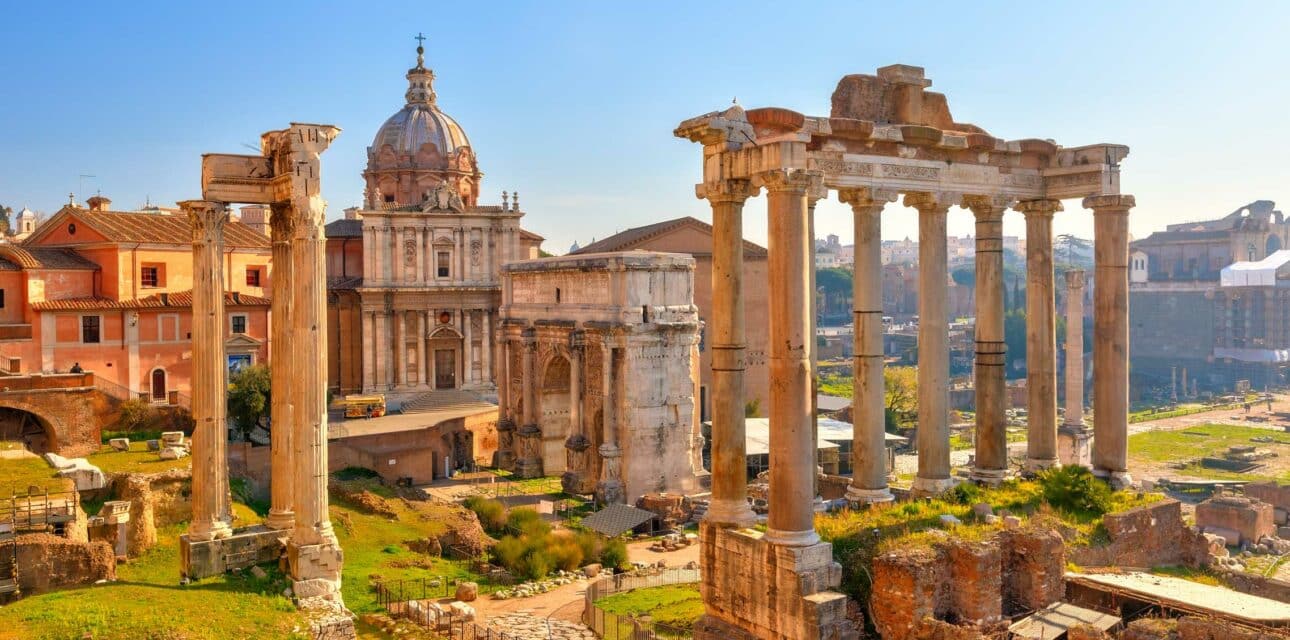 Ruins in Italy.