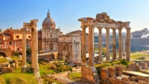 Ruins in Italy.