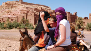 Moroccoo people smling.