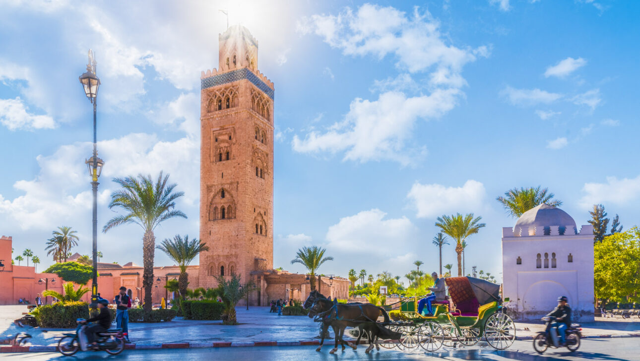 Building and landscape in Morocco