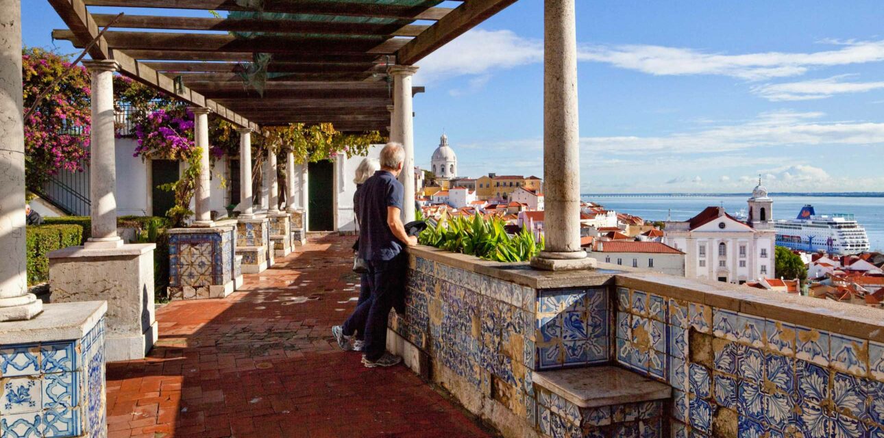 A porch on portugal.