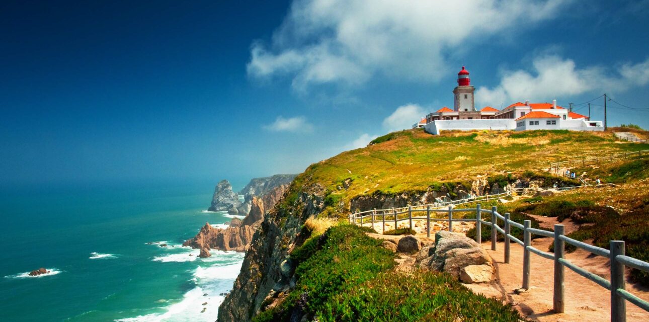 A cliff in Portugal.