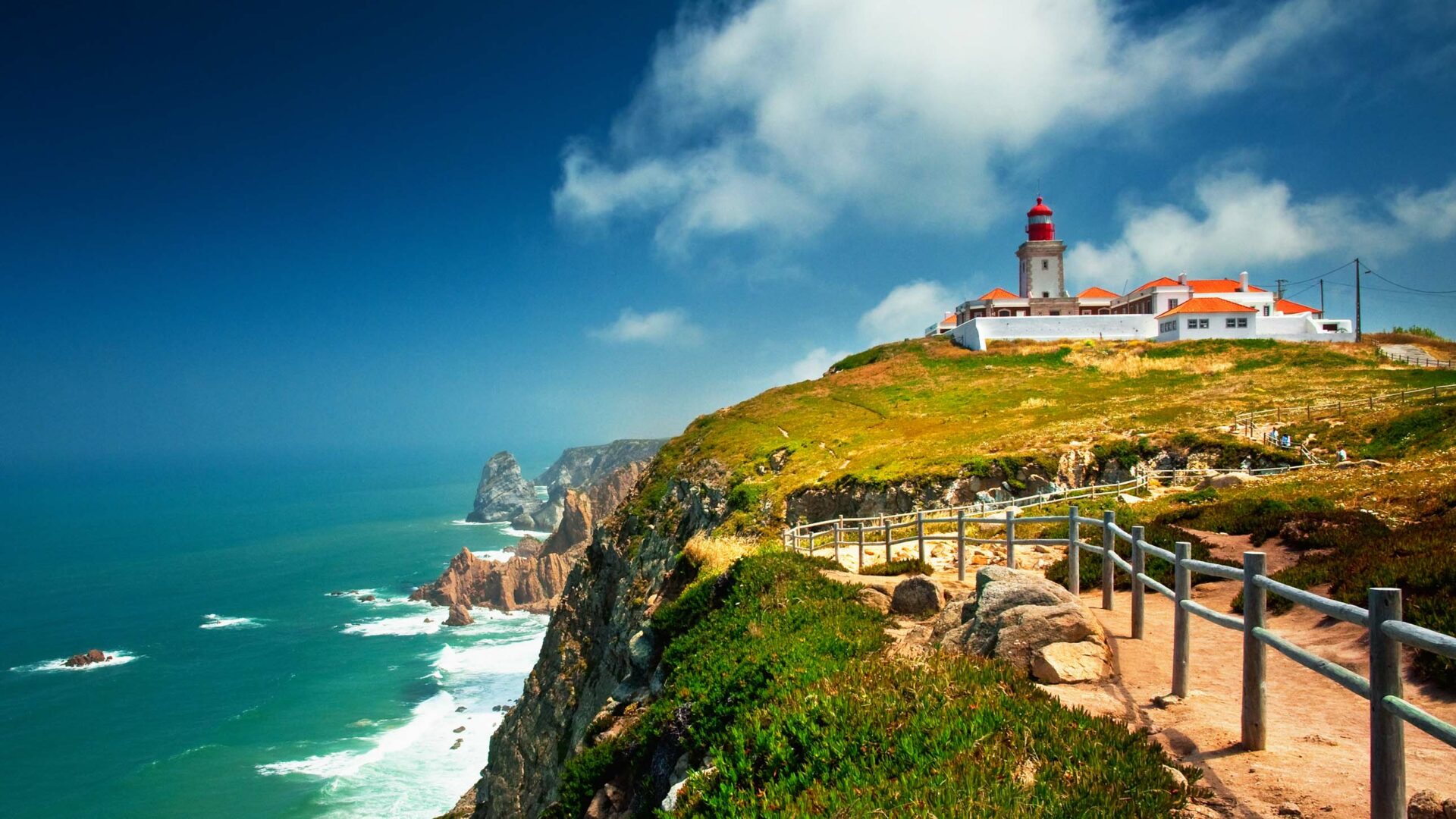 A cliff in Portugal.