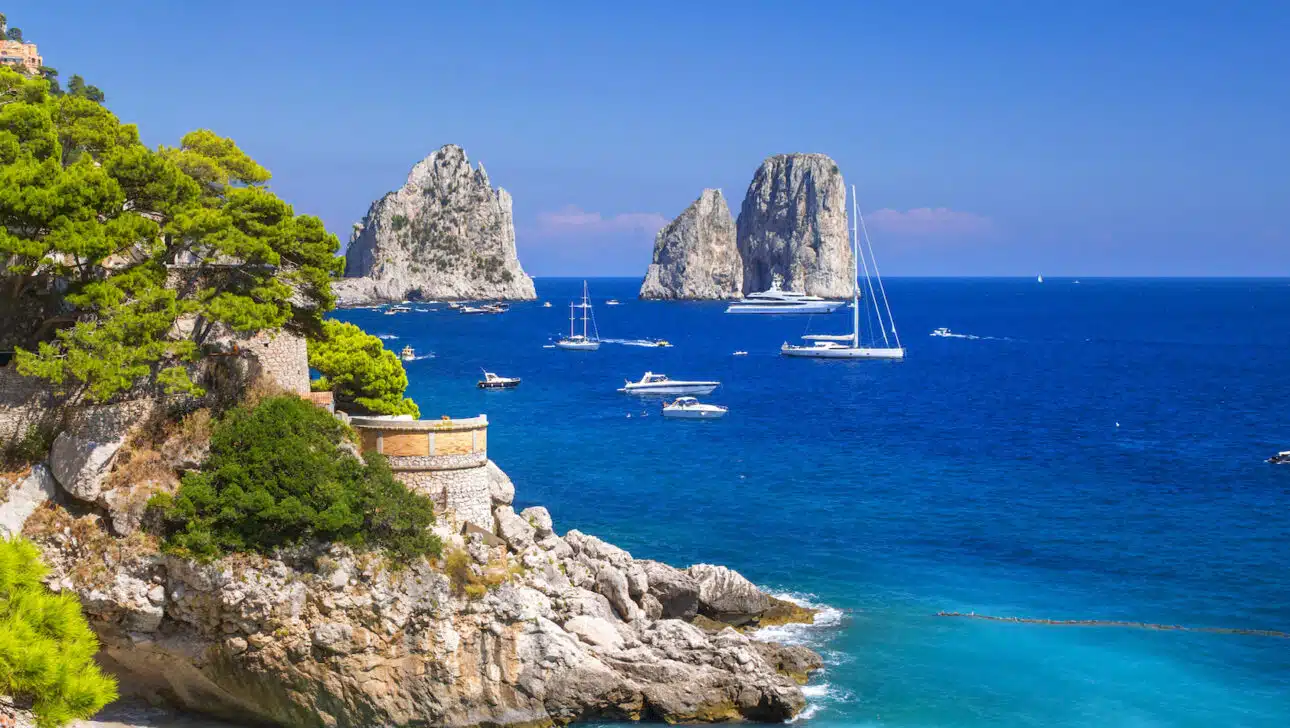 Coastal View of Capri, Italy