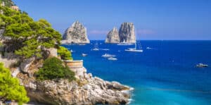 Coastal View of Capri, Italy