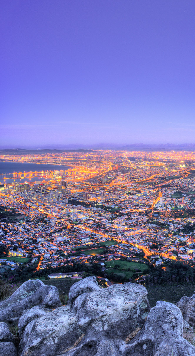 South African city landscape.