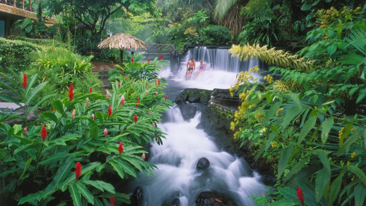 A waterfall in latin America.