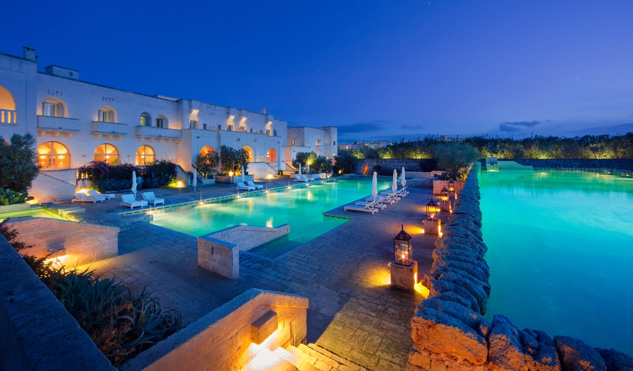 Borgo  Egnazia hotel pool in Italy