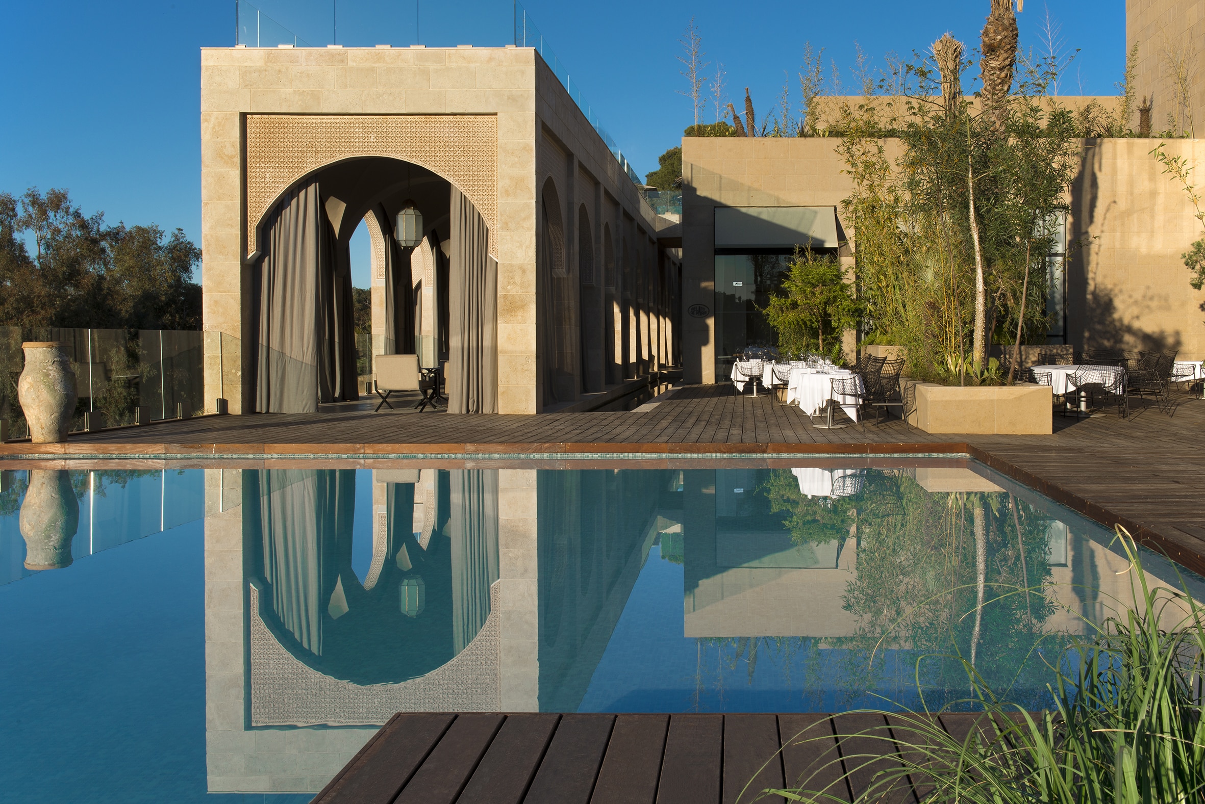 Hotel Sahrai pool in Morocco