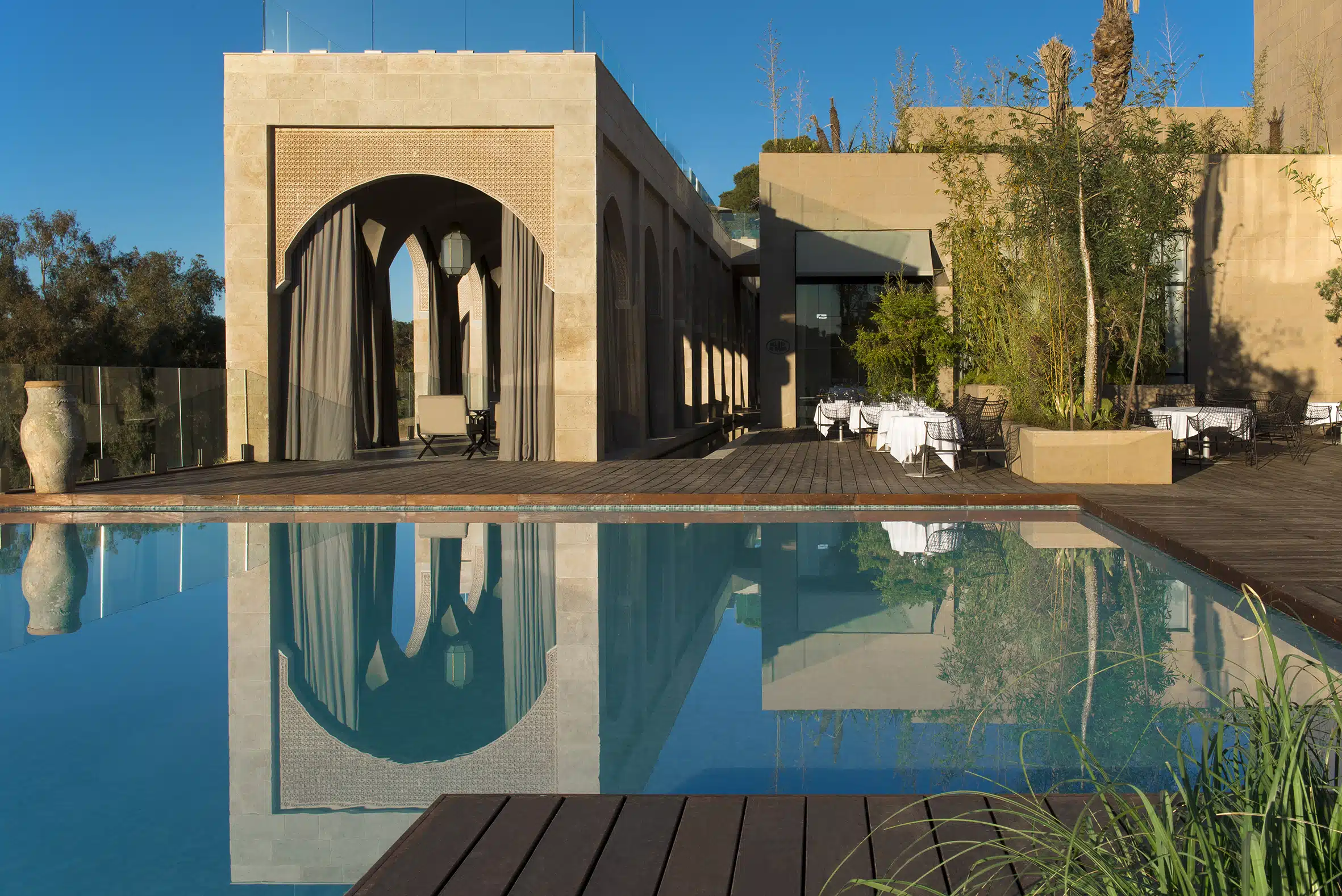 Hotel Sahrai pool in Morocco