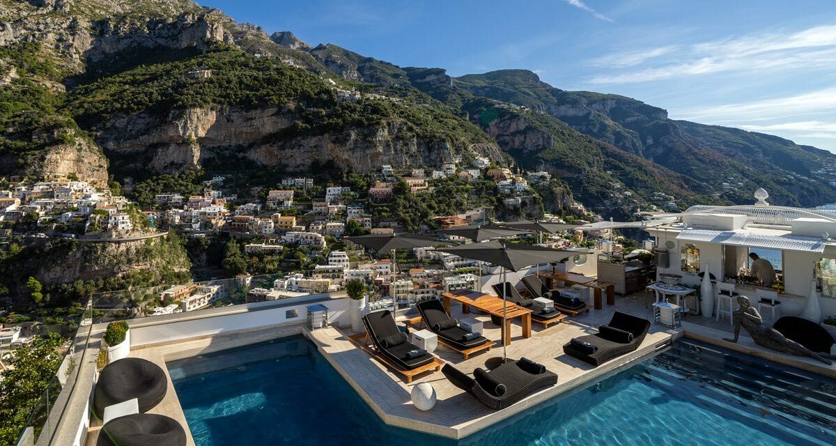 View from Hotel Villa Franca on the Amalfi Coast