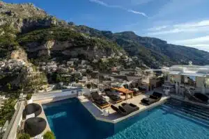 View from Hotel Villa Franca on the Amalfi Coast