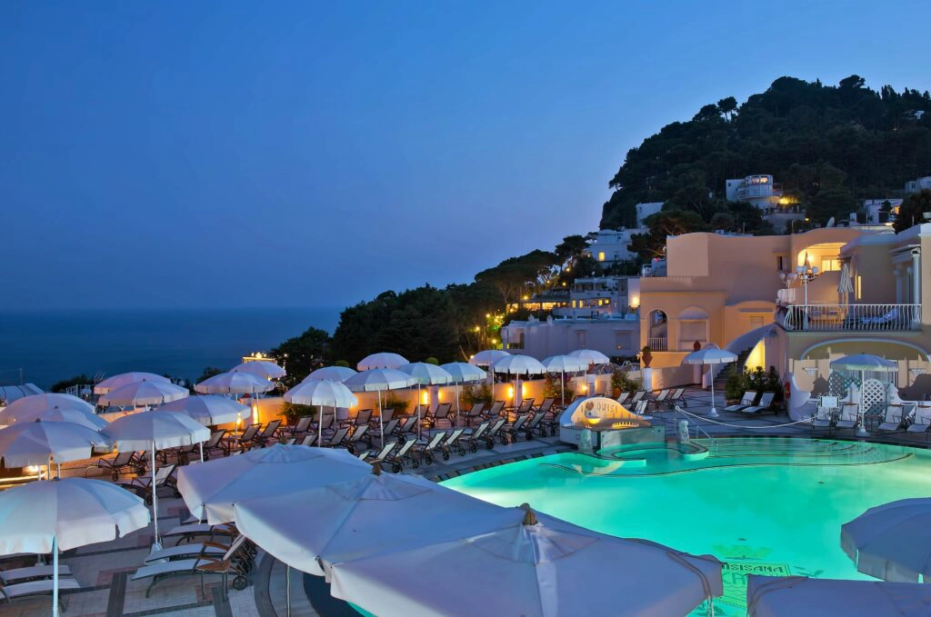 The Grand Hotel Quisisana in Capri, Italy