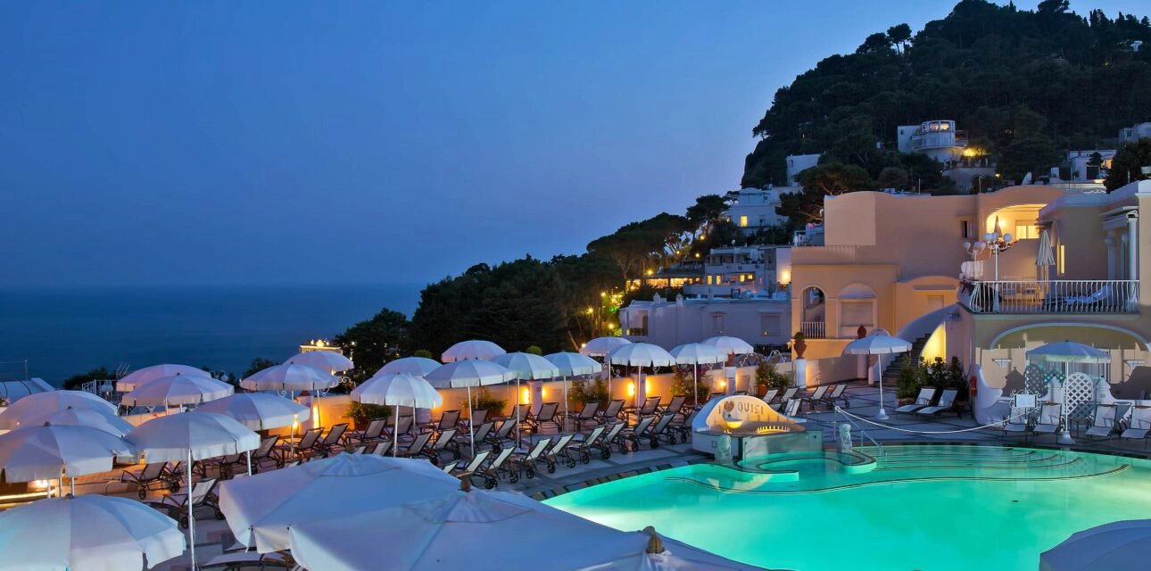 The Grand Hotel Quisisana in Capri, Italy
