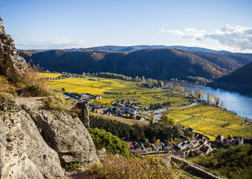 Austria Durnstein countryside