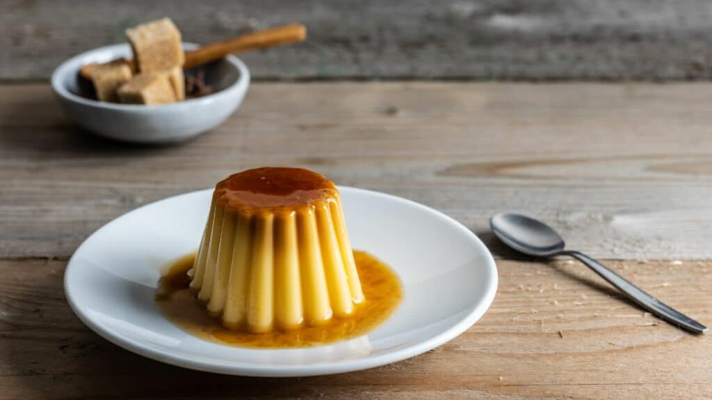 Flan Cuban dessert