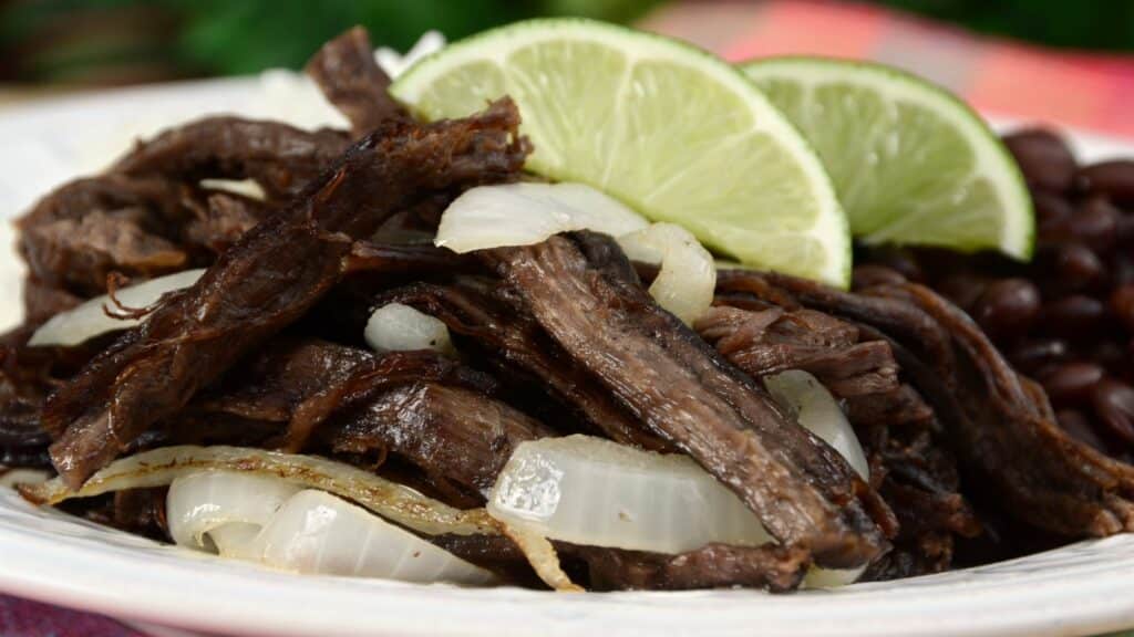 Vaca Frita Cuban Dish