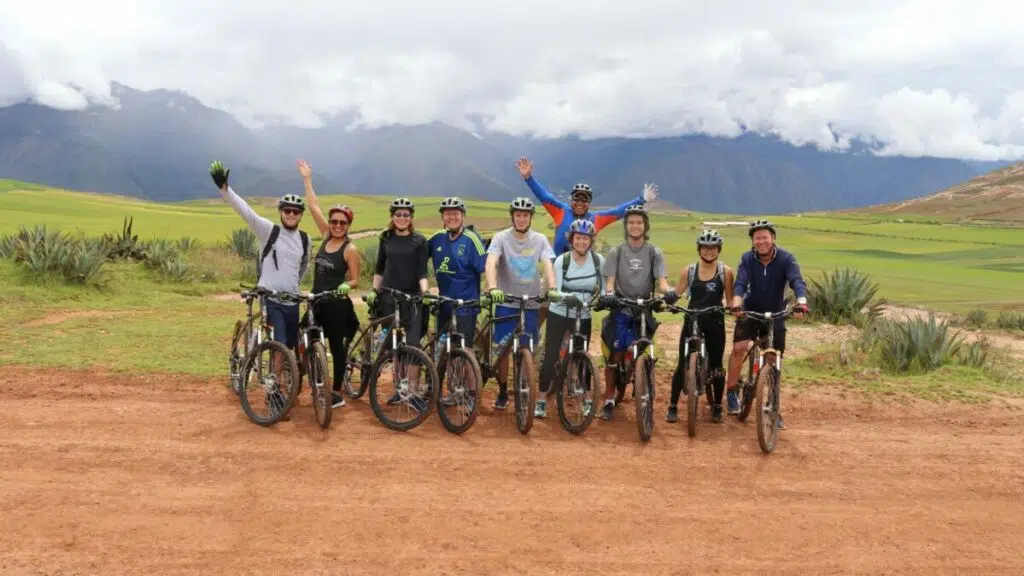 Biking in Peru