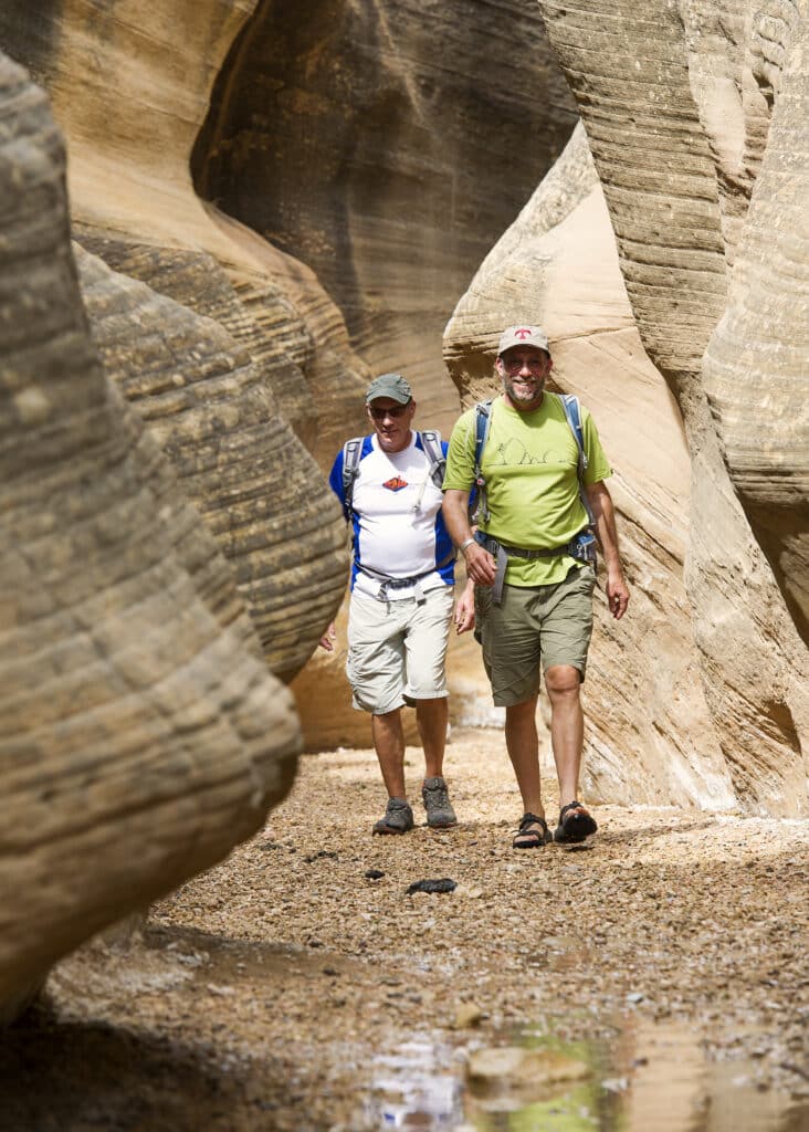 Walkers in the Zion Narrows