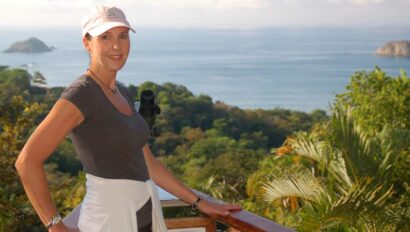 Traveler at the Manuel Antonio Park in Costa Rica