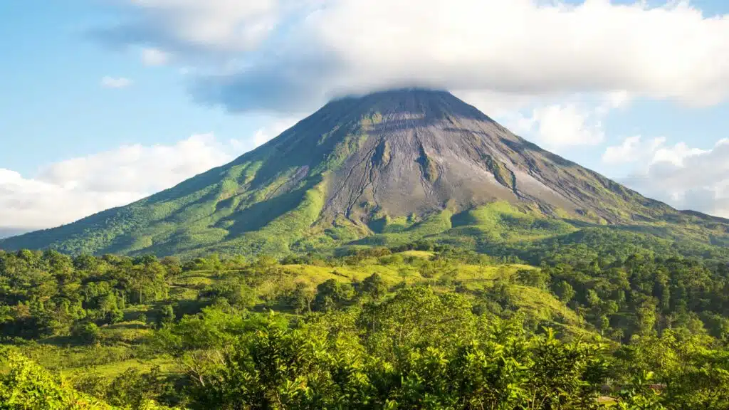 View of Arenal Volcano in Costa Rica
