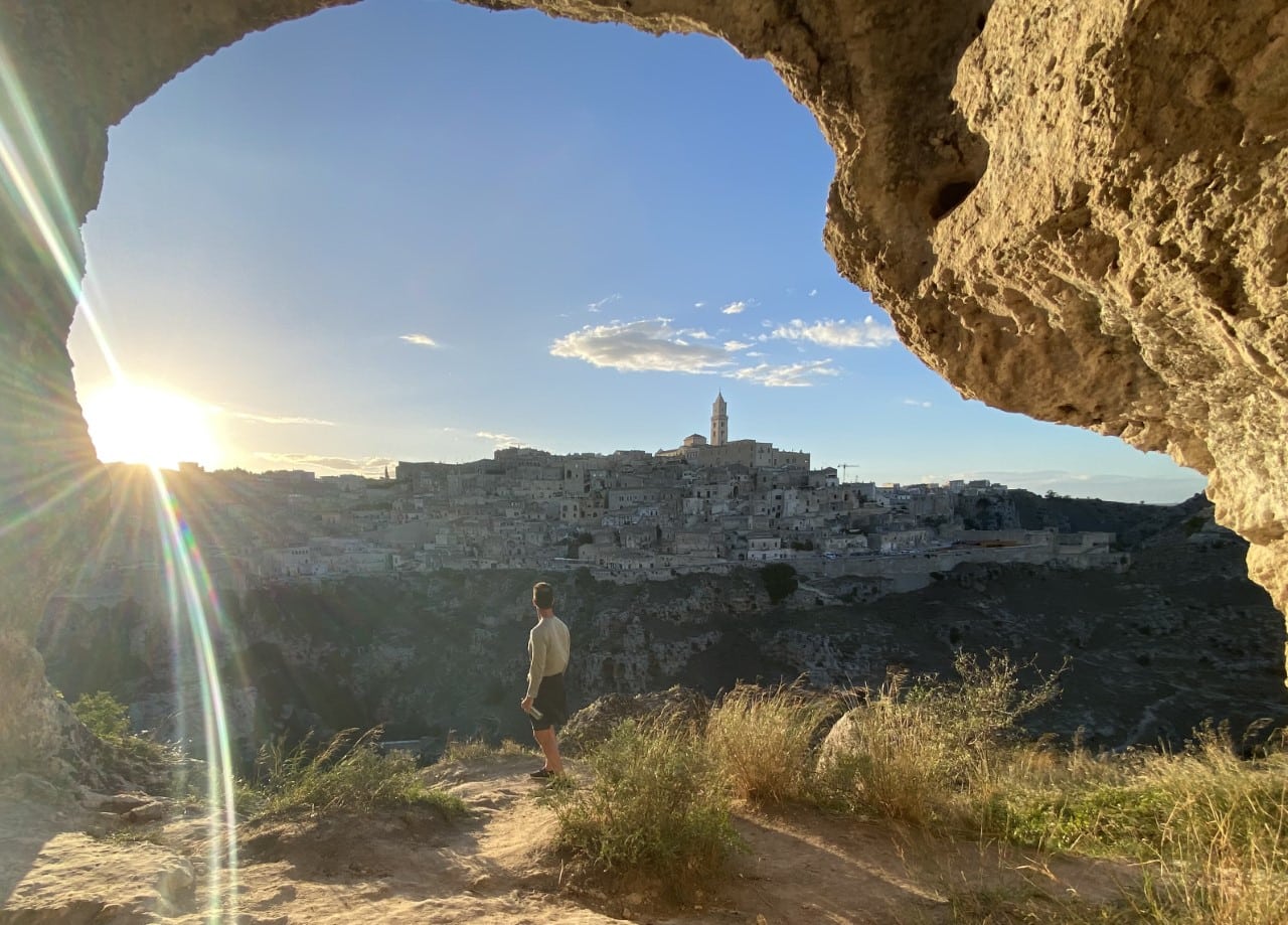 A traveler in Puglia Italy