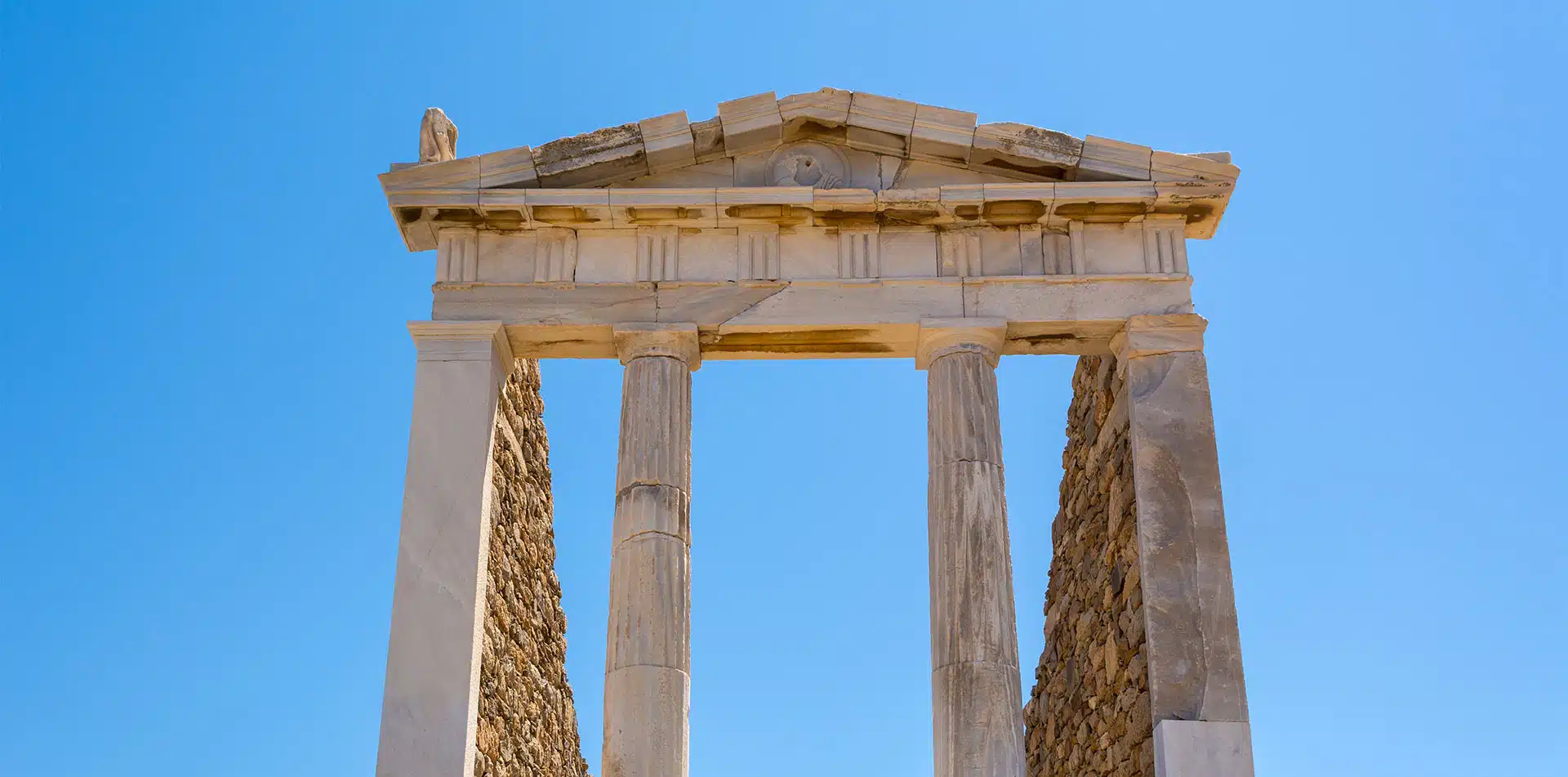 The archaeological site of Delos island