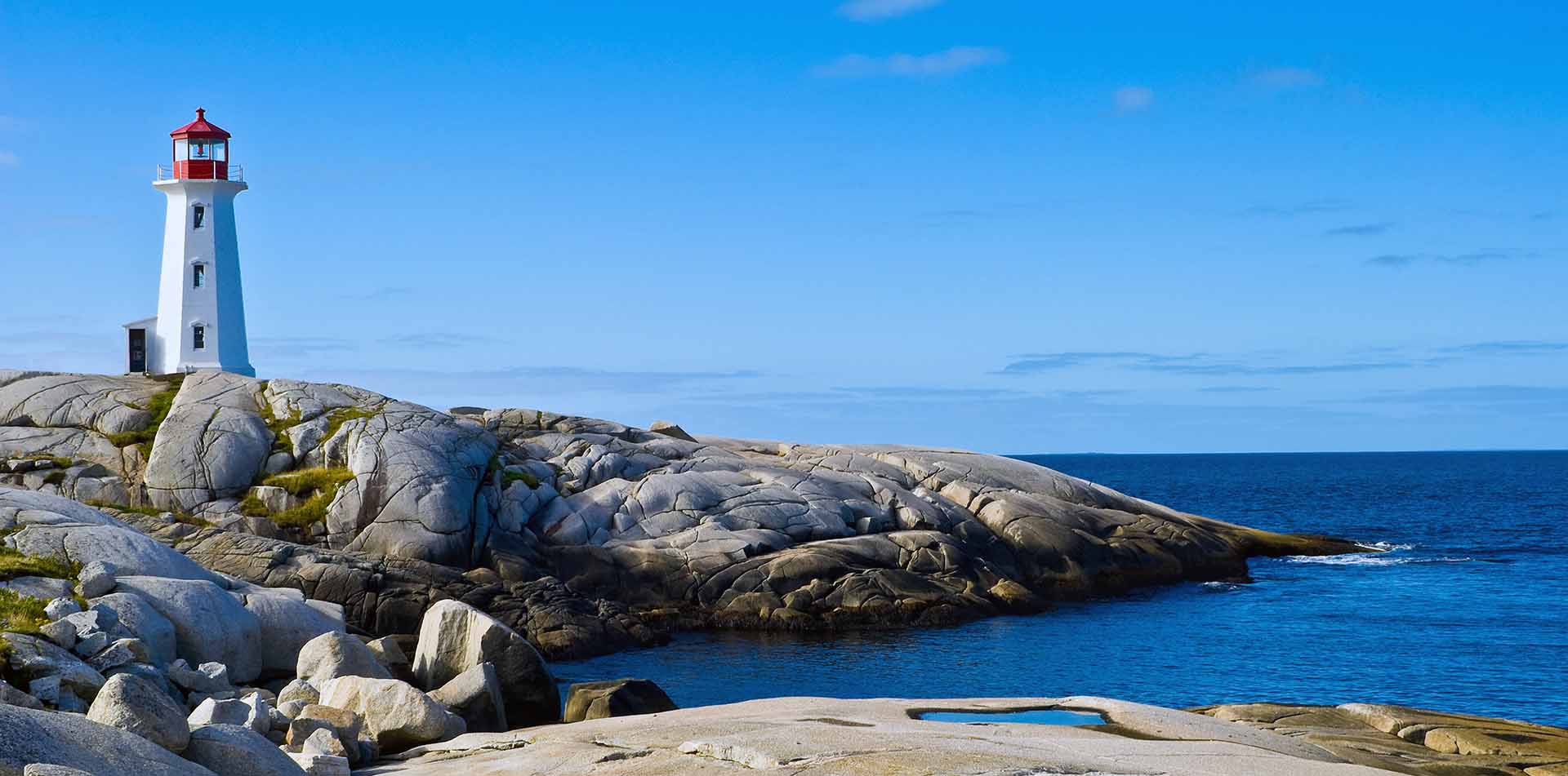 Lighthouse on the Coast of Nova Scotia