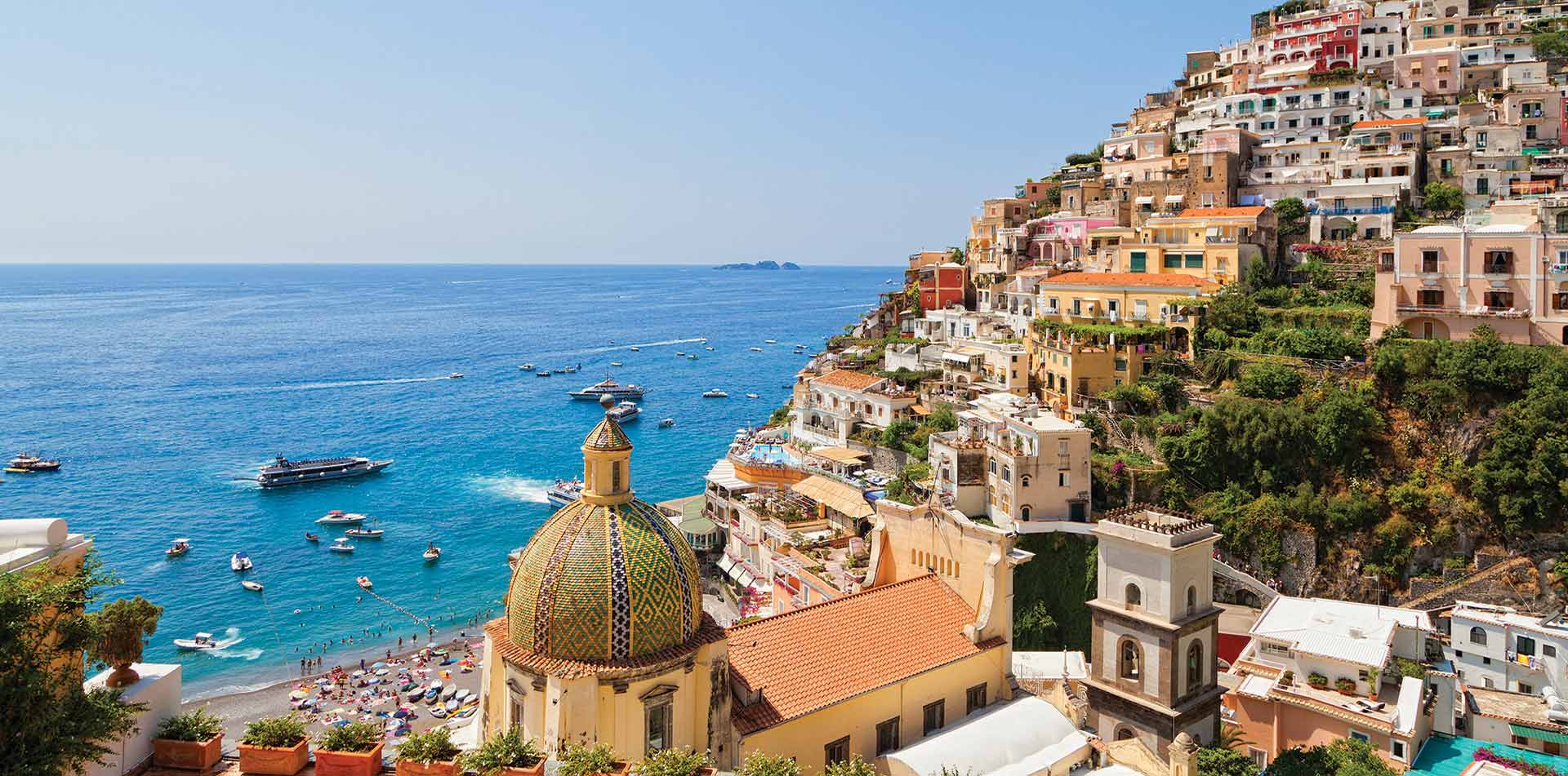 View of Ocean from Positano, Italy