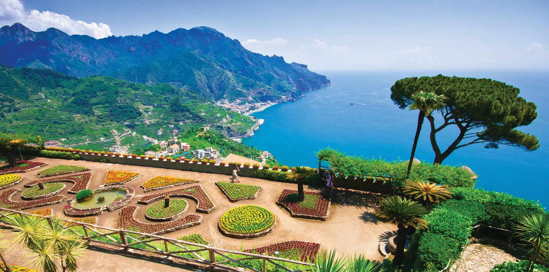 Gardens Overlooking the Amalfi Coast, Italy