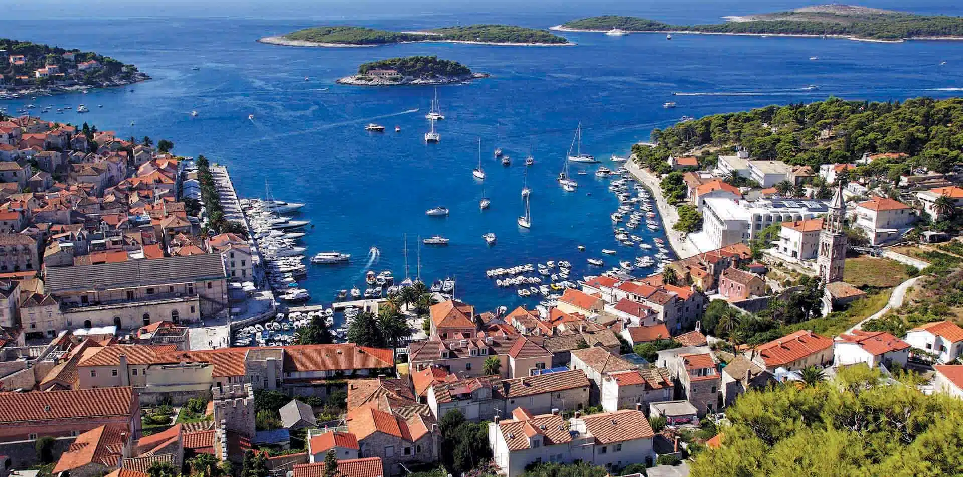 Hvar Town Panorama, Croatia