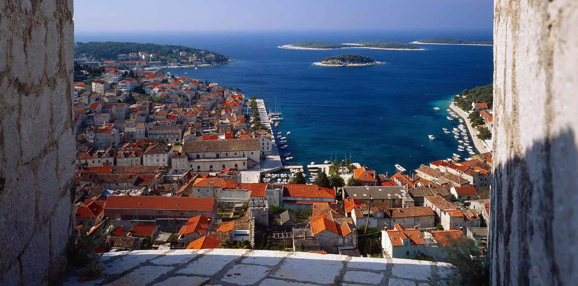 Seaside View of Dalmatian Coast, Croatia